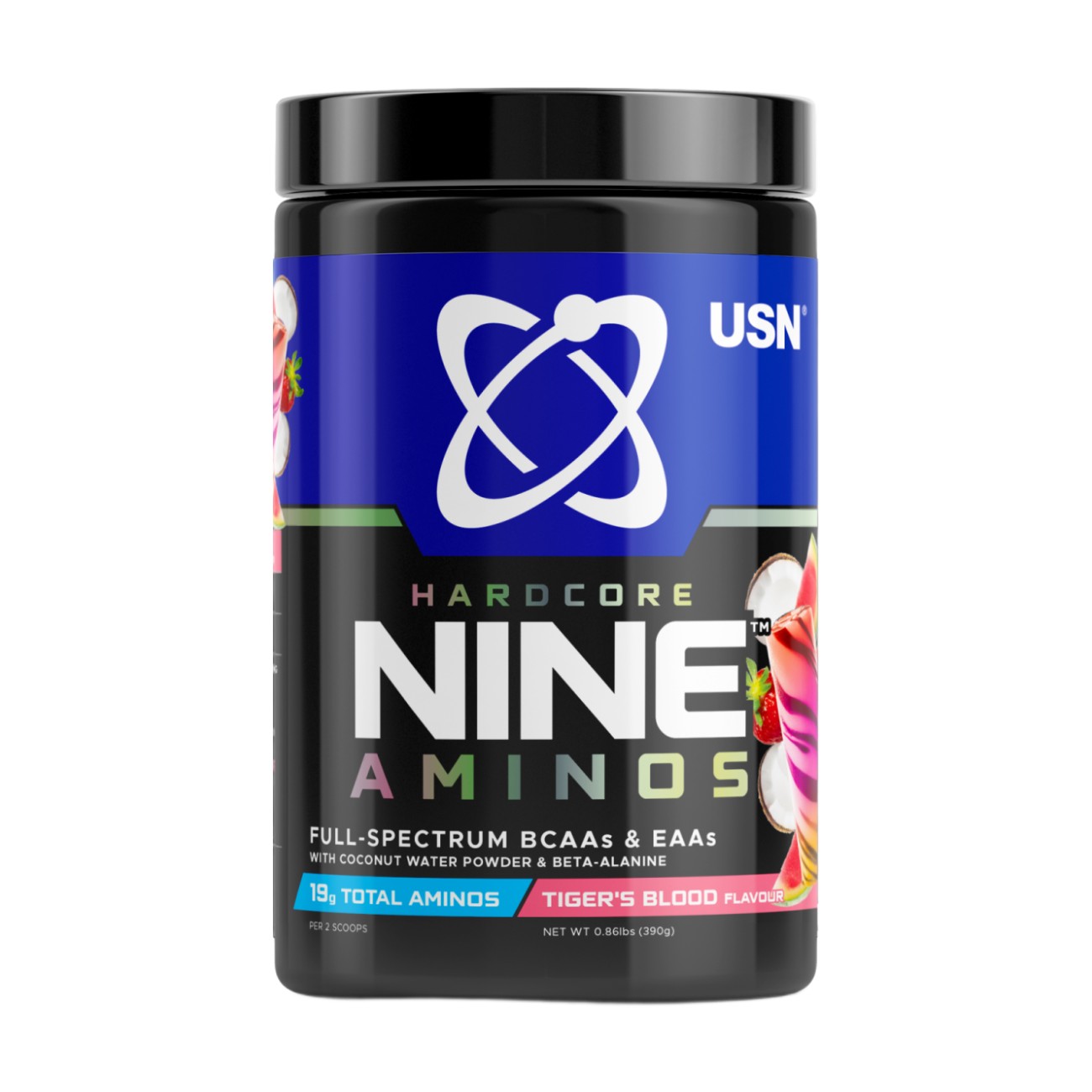 Usn-Nutrition-Hardcore-Nine-Aminos-390-gr-Tiger-s-Blood